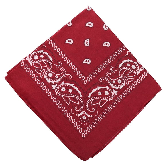 Paisley Bandanas Multi Colored Set Cowboy Bandana Head Scarf Double Sided