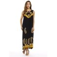 thumbnail image 1 of Riviera Sun Dress / Dresses for Women (Black / Gold, 3X), 1 of 2