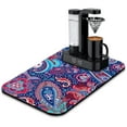 thumbnail image 1 of Paisley Boho Design Coffee Mat - Artistic Absorbent Mat for Coffee Machines, Elegant Countertop Protector, 1 of 6