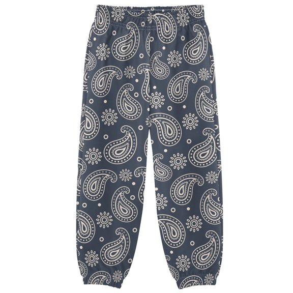 Paisley Circle Boys Pants Kids Casual Sweatpants Joggers Toddler Sports Pants 3-10 Years