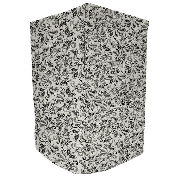 Paisley Coffee Maker Cover by Penny's Needful Things (Black & Gray)