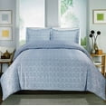 thumbnail image 1 of Paisley Collection Printed Sheet Set 600-Thread Count Cotton Rich (Twin, Blue), 1 of 1