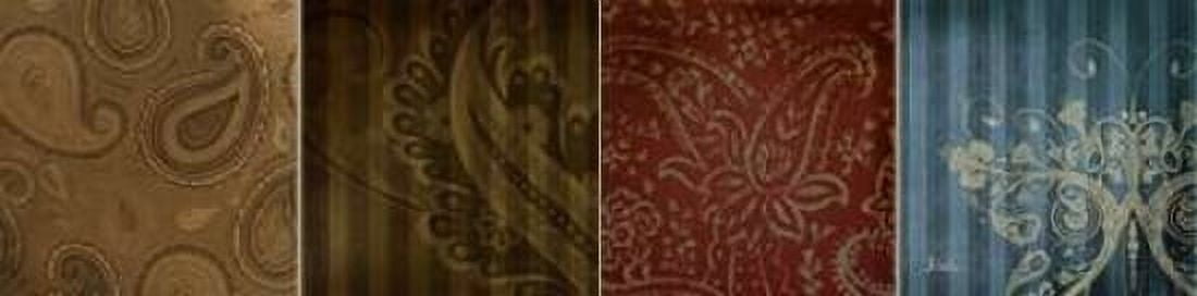 Paisley Composition II Canvas Art - Patricia Pinto (8 x 24)