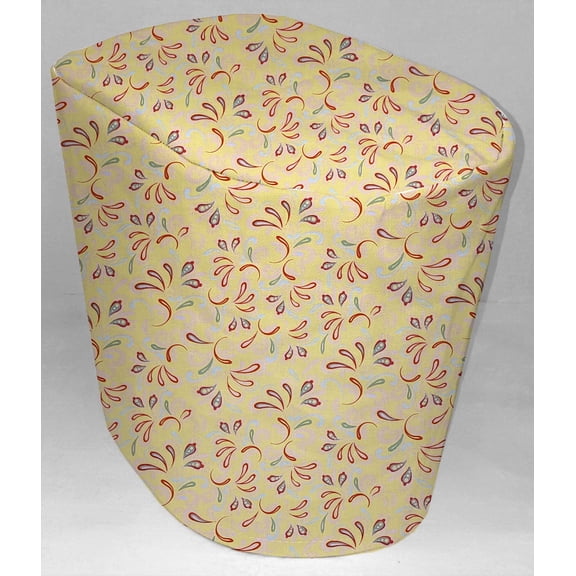 Paisley Cover Compatible with Keurig Coffee Maker by Penny's Needful Things (Yellow) (K-Mini/Plus)