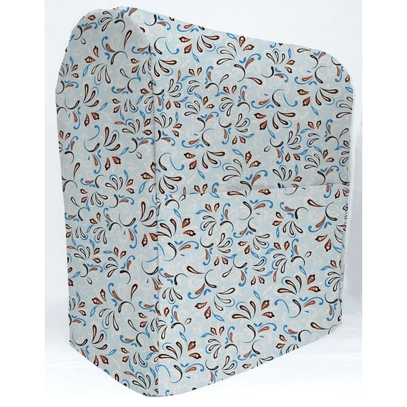 Paisley Cover Compatible with Kitchenaid Stand Mixer by Penny's Needful Things (Blue, All Lift Bowl Models)