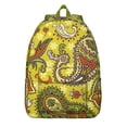 thumbnail image 1 of Paisley Design Student Backpack Bohemian Chic, Durable School College Bookbag with Laptop Compartment, Lightweight Daypack for Campus, Perfect Gift for Women and Teens, 1 of 5