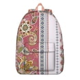 thumbnail image 1 of Paisley Detailed Boho Backpack - Artisan Look for Mass Lecture Halls, Provides Quick Access to Essentials, Gift for the Student Who Appreciates Design, 1 of 5