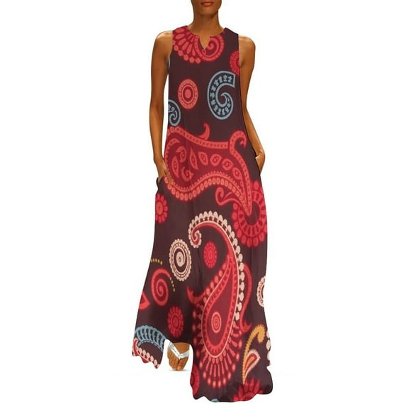 Paisley Dress Elegant Dresses Plus Sizes Dress Summer 2025 Women Long Dress Women Women's Dress