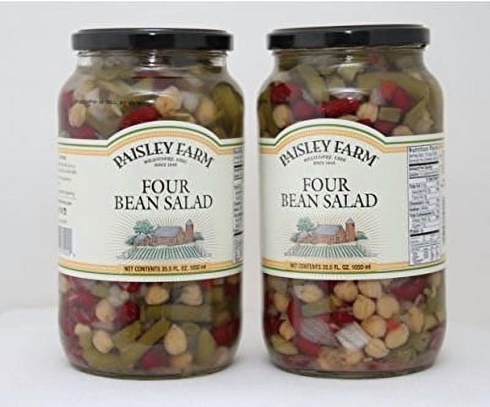 Paisley Farm 2- 35.5 Oz Natural Four Bean Salad, 71 Oz