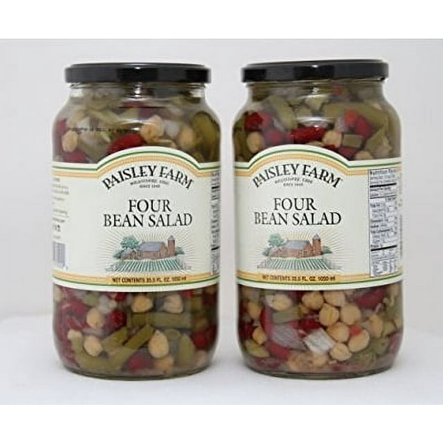 Paisley Farm 2 35.5 Oz Natural Four Bean Salad, 71 Oz