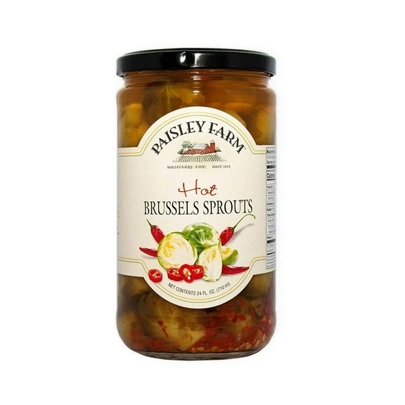 Paisley Farm: Hot Brussels Sprouts, 24 Oz
