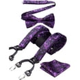 thumbnail image 1 of Paisley Floral Suspenders for Men Tuxedo Suspenders Mens Trouser Braces Y-Back with Strong Clips, 1 of 1