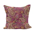 thumbnail image 1 of Paisley Fluffy Throw Pillow Cushion Cover, Vivid Design with Flowers Dots Leaves and Ornamental Patterns Art Print, Decorative Square Accent Pillow Case, 16" x 16", Multicolor, by Ambesonne, 1 of 5