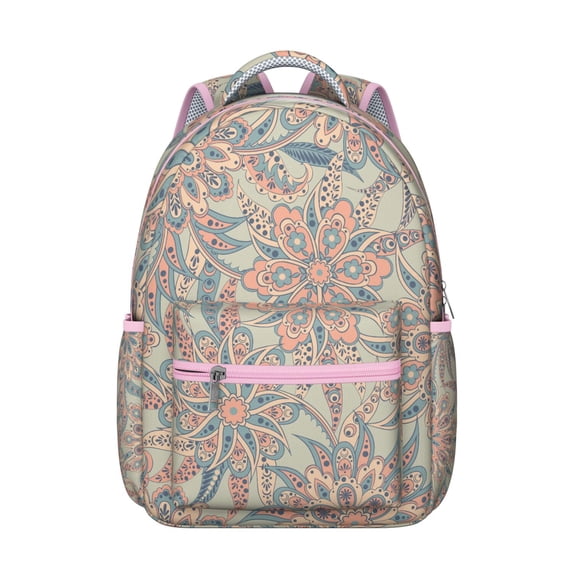 Paisley Gift Backpack - Durable Waterproof College Bookbag, Trendy School Backpack for Teens & Adults, Fashionable Paisley Print Design for Commute
