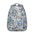 thumbnail image 1 of Paisley Gift Backpack - Stylish Waterproof Bookbag for Women & Men, College Laptop Backpack with Paisley Print, Durable School & Work Bag, 1 of 6