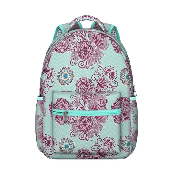 Paisley Gift Backpack - Trendy Waterproof Bookbag for Women & Men, Durable School Backpack, Spacious Paisley Print Design for Essentials & Laptops