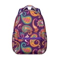 thumbnail image 1 of Paisley Gift Backpack for Students - Durable School Bookbag, Waterproof Laptop Backpack with Paisley Design, Trendy College Accessory, 1 of 6