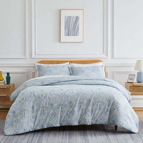 Paisley Grace Printed Duvet Cover Set by SouthShore Fine Linens
