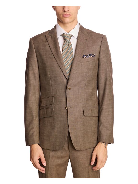 mens Ashton Modern Fit Jacket, 40R, Beige