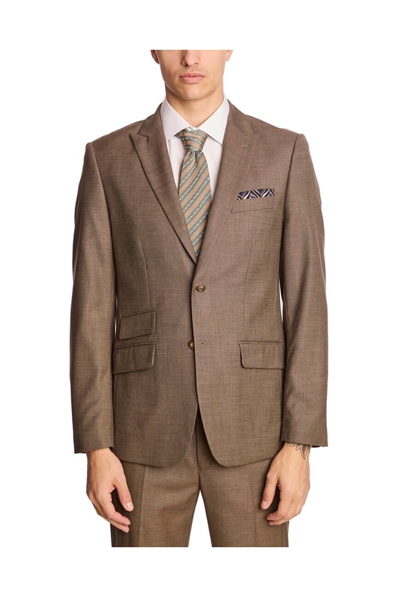 mens Ashton Modern Fit Jacket, 40R, Beige