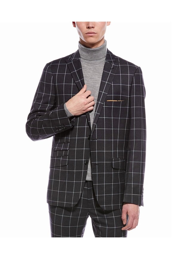 mens Ashton Slim Jacket, 38R, Blue