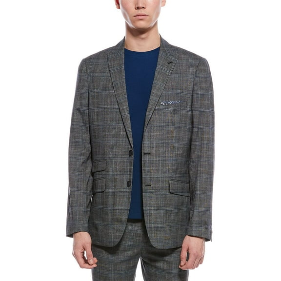 Paisley & Gray mens  Ashton Slim Jacket, 44R, Gray