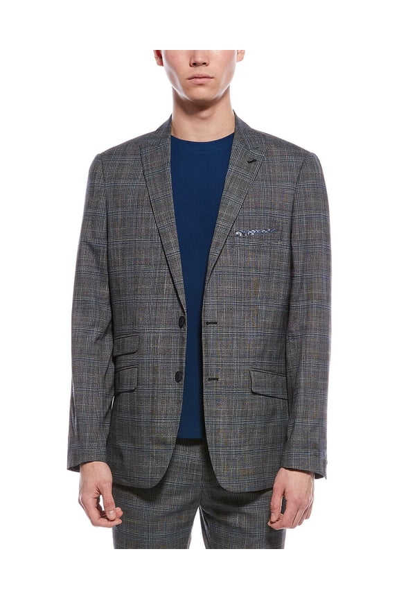 mens Ashton Slim Jacket, 44R, Gray