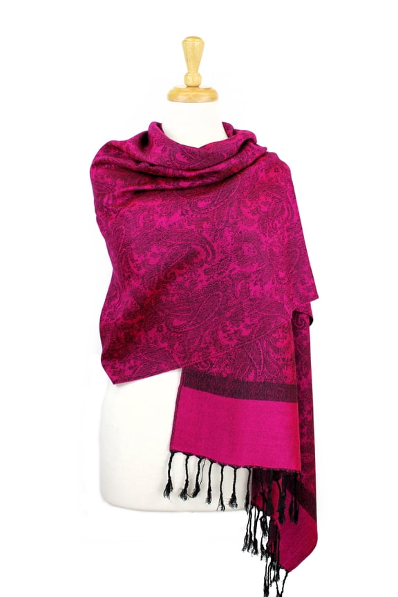 Paisley Jacquard Pashmina Shawl Wrap Scarf Stole