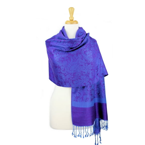 Paisley Jacquard Pashmina Shawl Wrap Scarf Stole