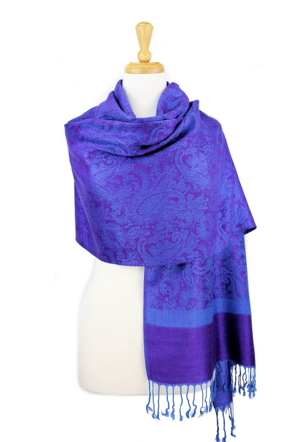 Paisley Jacquard Pashmina Shawl Wrap Scarf Stole