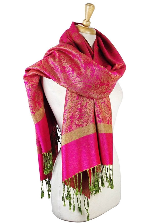 Paisley Jacquard Pashmina Shawl Wrap Scarf Stole