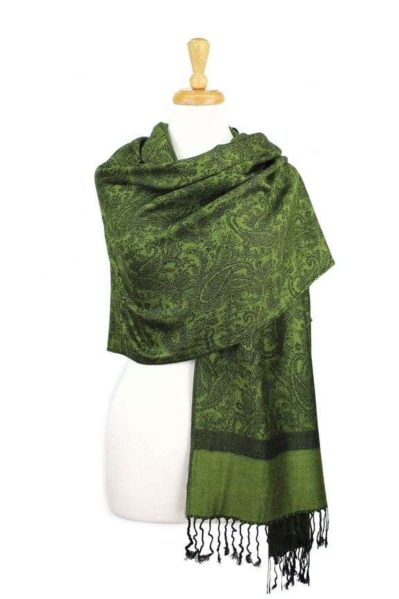 Paisley Jacquard Pashmina Shawl Wrap Scarf Stole