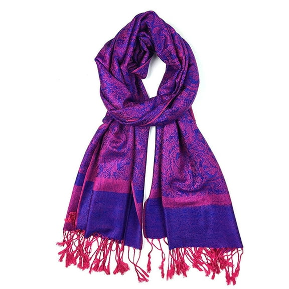 Paisley Jacquard Pashmina Shawl Wrap Scarf Stole