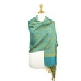 thumbnail image 1 of Paisley Jacquard Pashmina Shawl Wrap Scarf Stole, 1 of 4