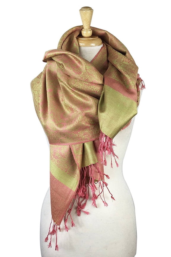 Paisley Jacquard Pashmina Shawl Wrap Scarf Stole