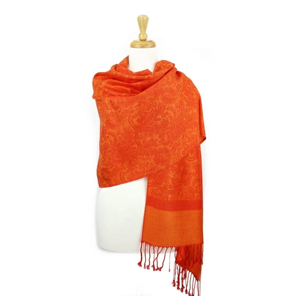 Paisley Jacquard Pashmina Shawl Wrap Scarf Stole