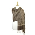 thumbnail image 1 of Paisley Jacquard Pashmina Shawl Wrap Scarf Stole, 1 of 4