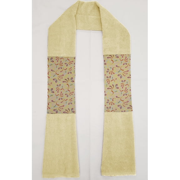 Paisley Kitchen Towel Boa / Scarf by Penny's Needful Things (Towel Color: Yellow) (Yellow)