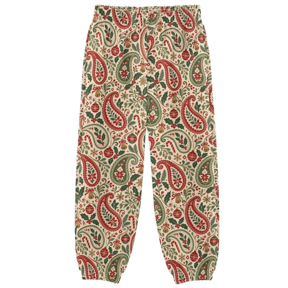 Paisley Leaf Boys Pants Kids Casual Sweatpants Joggers Toddler Sports Pants 3-10 Years