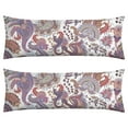 thumbnail image 1 of Paisley Long Body Pillow Cover - Vintage Bohemian Floral Print, Soft & Breathable Ethnic Fabric, Hidden Zipper, 20"x54" - Elegant Home Decor Gift for Side Sleepers & Pregnancy Support, 1 of 7
