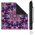 thumbnail image 1 of Paisley Mahjong Mat for Table, 31.5*31.5in Anti Slip American Mahjong Table Cloth, Noise Reduction, Neoprene Mah jongg Mat with Carrying Bag & 3 Dices, Mahjong Accessories Gift, Board Tile Games Mats, 1 of 7