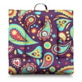 thumbnail image 1 of Paisley Meditation Pillow, Boho Yoga Floor Cushion for Sitting and Quiet Time 22 x 22, 1 of 7