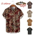 thumbnail image 1 of Paisley Men Summer Shirt Fashionable and Unique Top Hawaiian Top for Travelling and Dating, 1 of 11