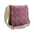 thumbnail image 1 of Paisley Messenger Bag, Flowers and Sun, Unisex Cross-body, by Ambesonne, 1 of 2
