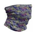 thumbnail image 1 of Paisley Neck Gaiter, Classic Persian Welsh, Unisex, Indigo and Olive Green, by Ambesonne, 1 of 3