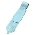thumbnail image 1 of Paisley Neck Tie and Pocket Hankie set - Aqua, 1 of 1