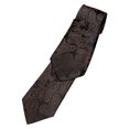 thumbnail image 1 of Paisley Neck Tie and Pocket Hankie set - Chocolate, 1 of 1