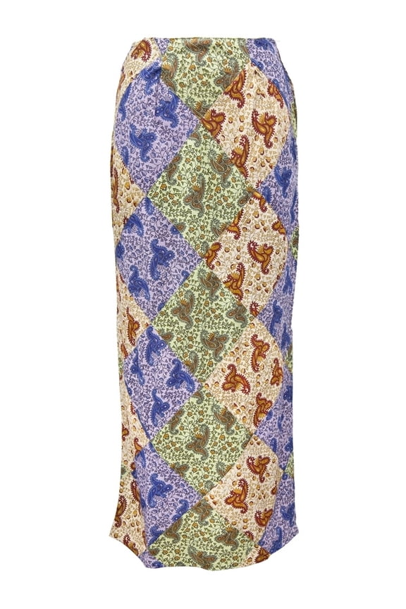 Paisley Patchwork - Long Skirt - Small