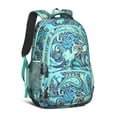 thumbnail image 1 of Paisley Pattern Backpack for School,Cute School Bag,Schoolbag with Adjustable Shoulder Straps & Padded Back,16.9 Inch, 1 of 5
