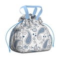 thumbnail image 1 of Paisley Pattern Drawstring Lunch Bag Women - Drawstring Lunch Bag Insulated for Work Office - Stain-Resistant Large Lunchbags for Women with Multi-Pockets, 1 of 6
